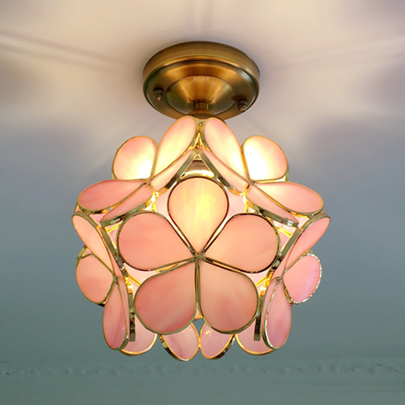 RetroFlora - Coloured PVC Ceiling Light