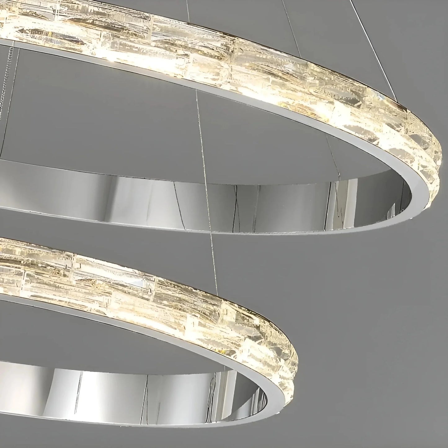 ShineWave - Moderne loftslampe i rustfrit stål