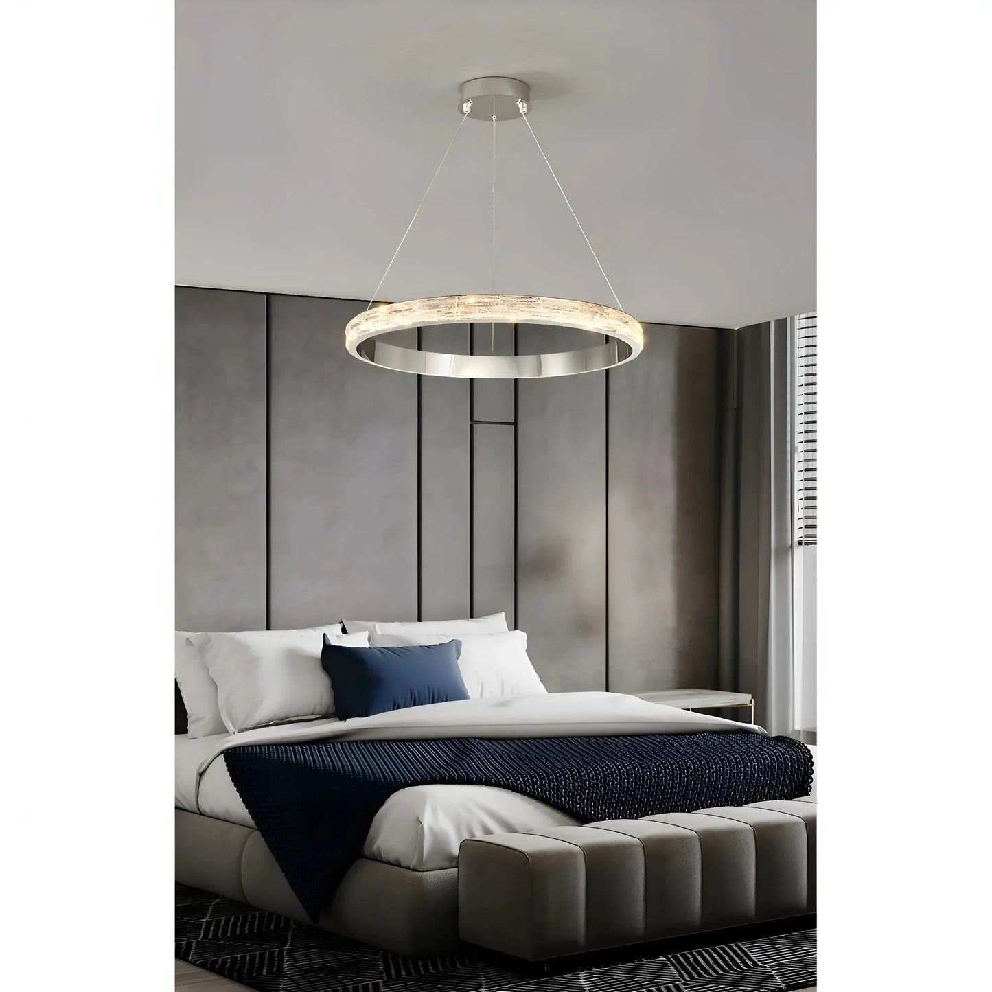 ShineWave - Moderne loftslampe i rustfrit stål