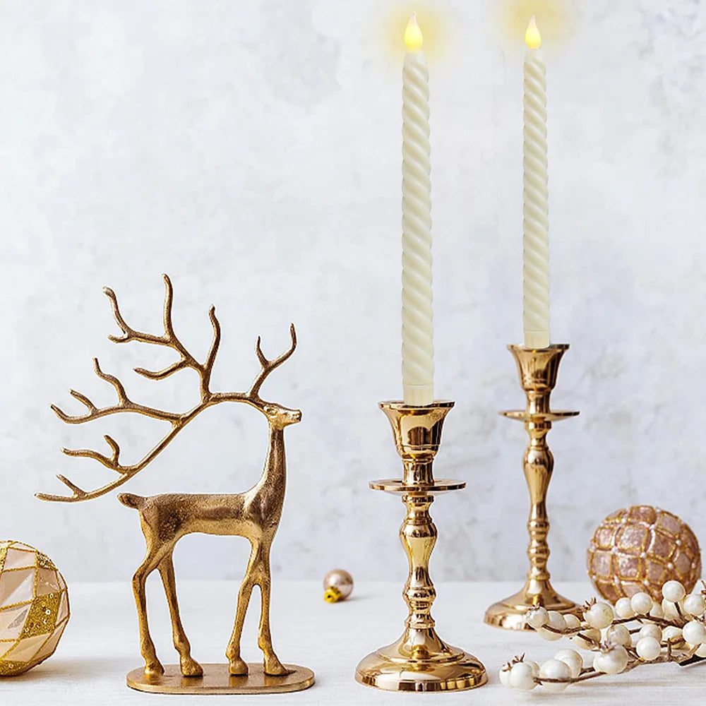 FlameAura - Weihnachts-LED-Kerzen mit 3D-Effekt
