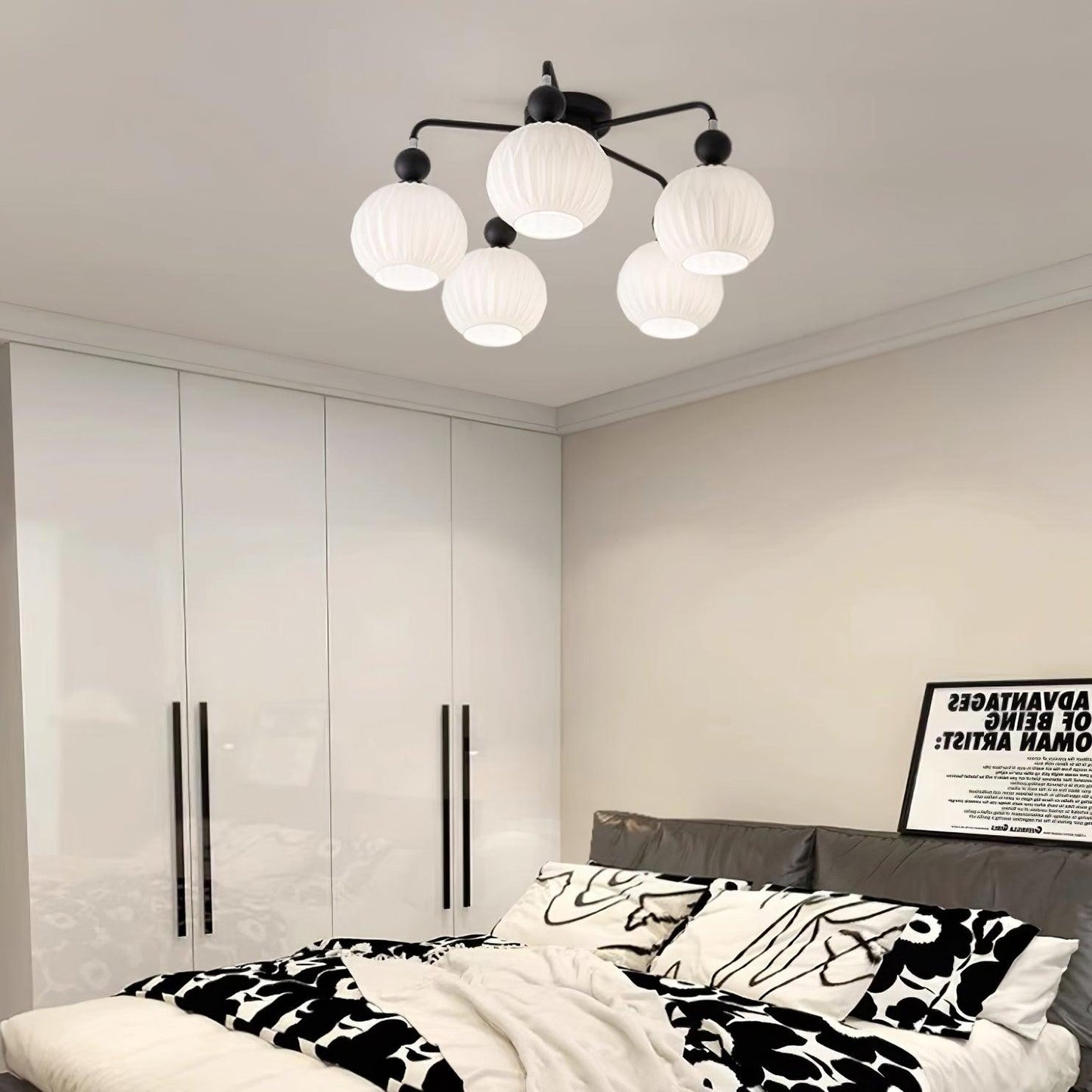 ReneeLuxe - Ceiling Light with Luxurious Finish and Atmospheric Glow