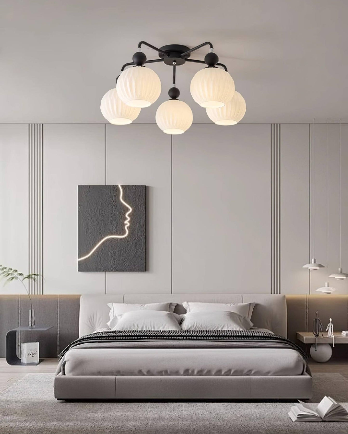 ReneeLuxe - Ceiling Light with Luxurious Finish and Atmospheric Glow