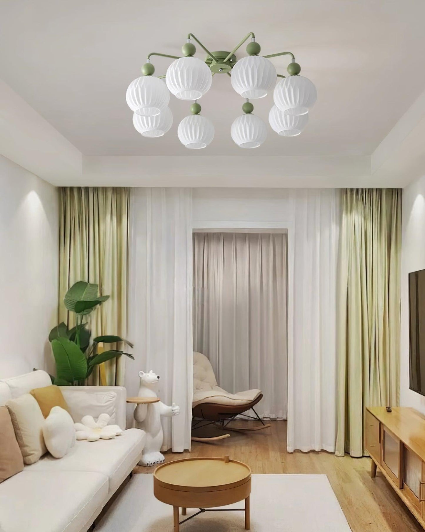 ReneeLuxe - Ceiling Light with Luxurious Finish and Atmospheric Glow