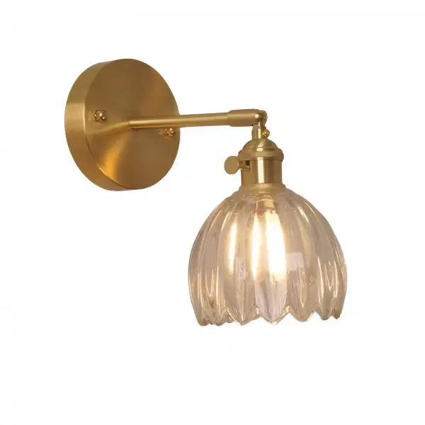 TulipeLicht - Retro Glas Væglampe