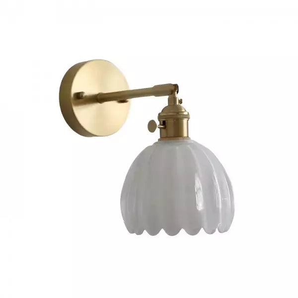 TulipeLicht - Retro Glas Væglampe