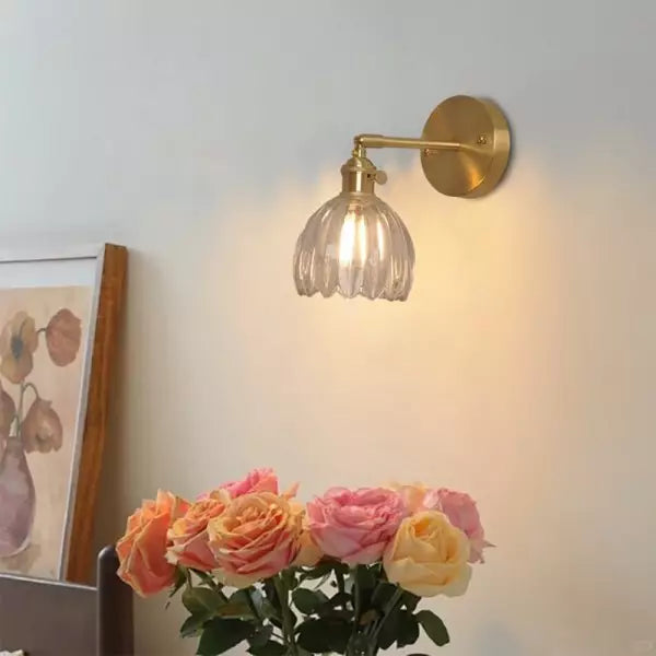 TulipeLicht - Retro Glas Væglampe