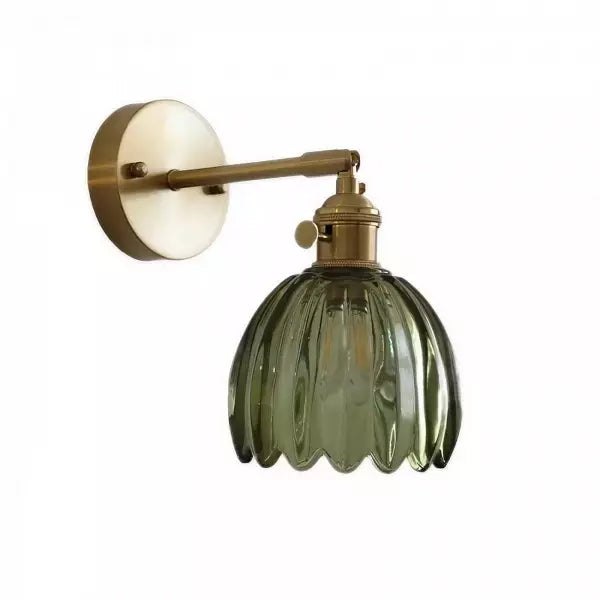 TulipeLicht - Retro Glas Væglampe