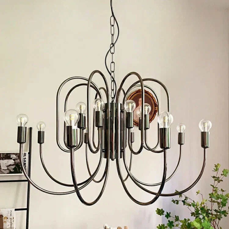 GlowElegance - Lustre Art Déco Moderne