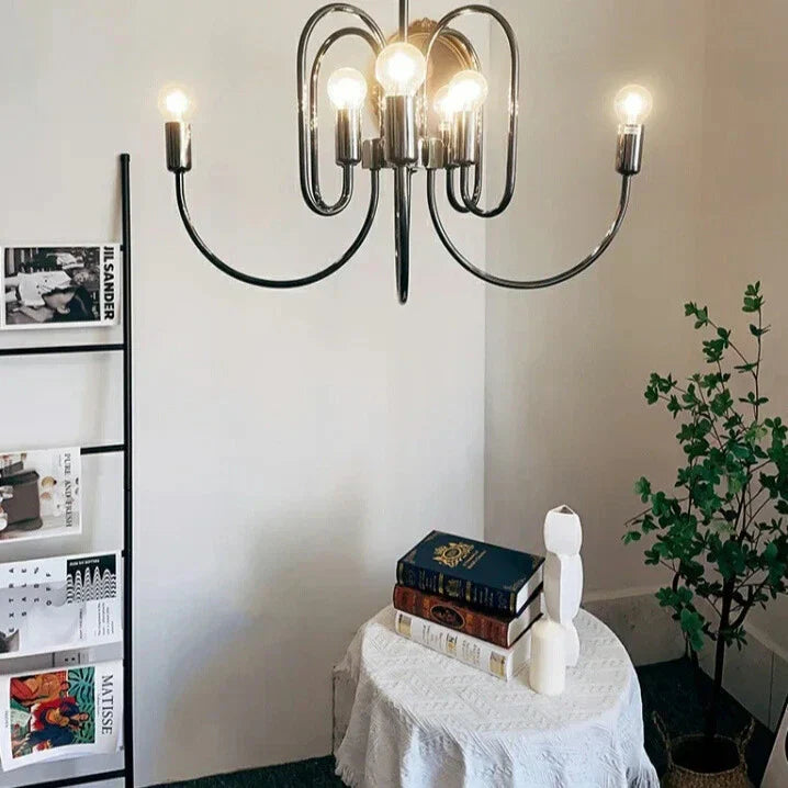 GlowElegance - Lustre Art Déco Moderne