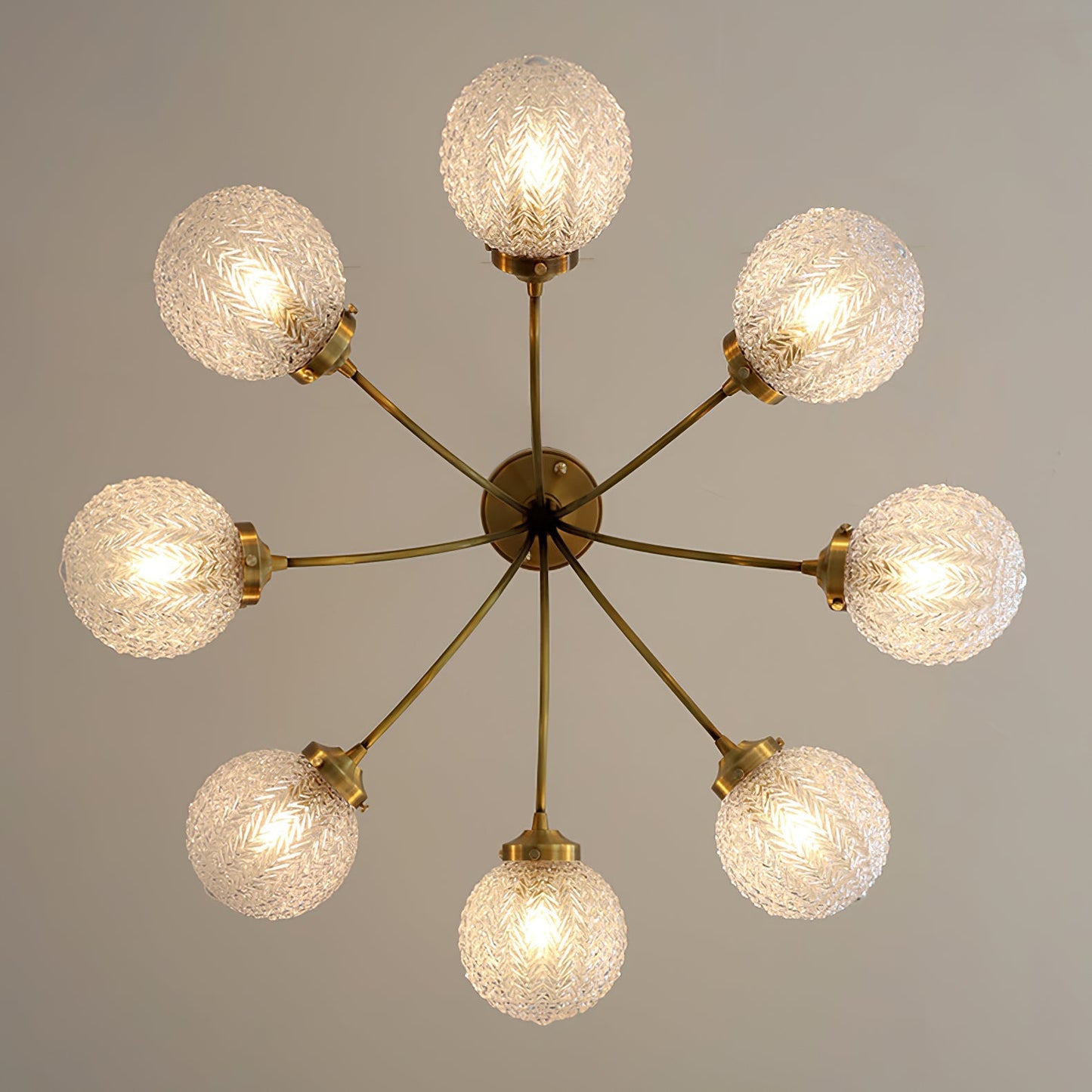 GlassLuxe - Taklampe med retro glassform og intim belysning