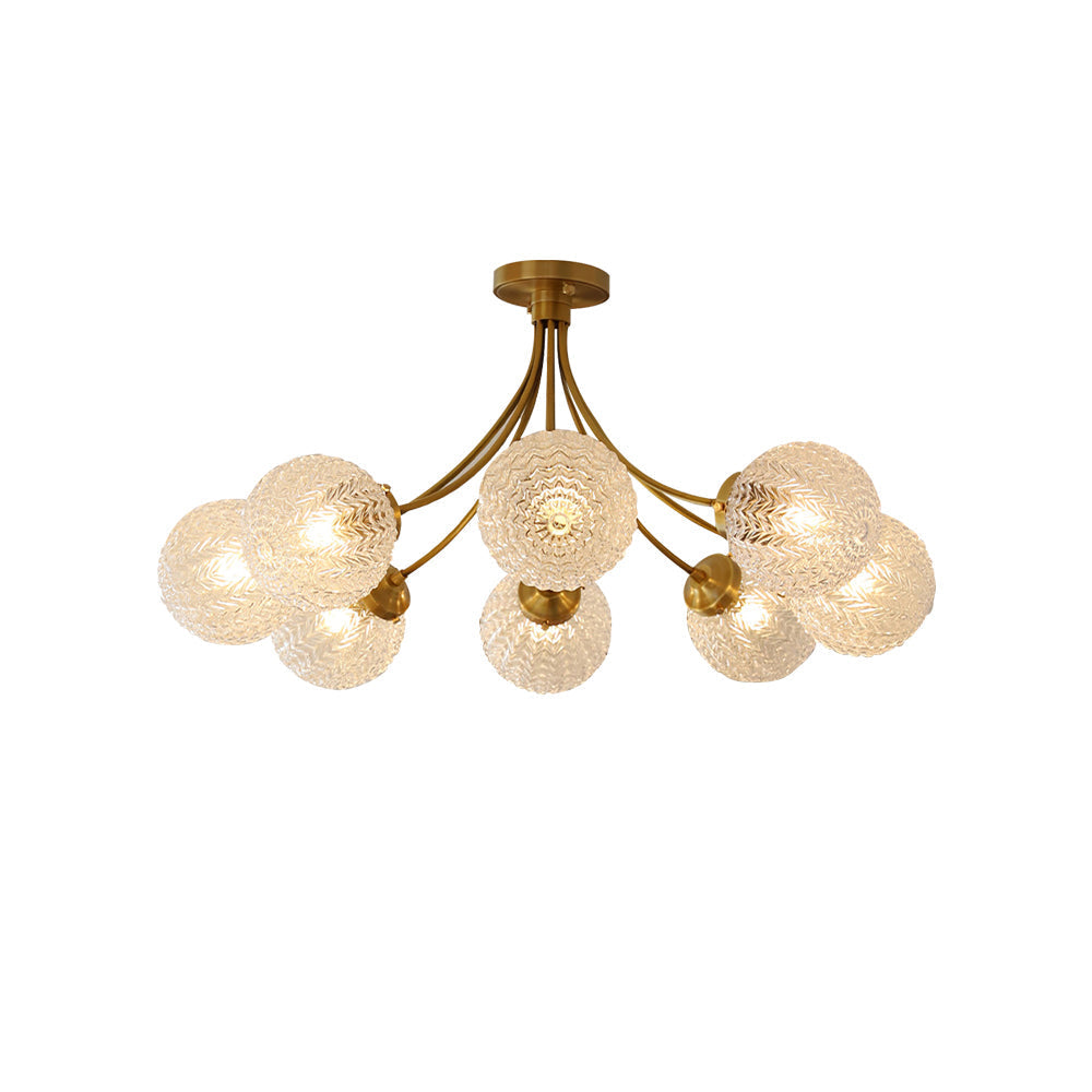 GlassLuxe - Taklampe med retro glassform og intim belysning