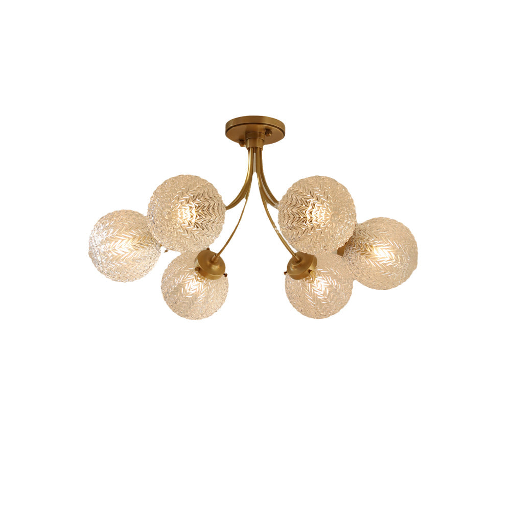 GlassLuxe - Taklampe med retro glassform og intim belysning