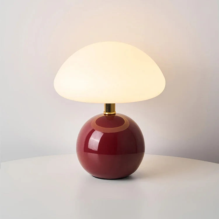 MushroomGlow - Elegante Franse Tafellamp