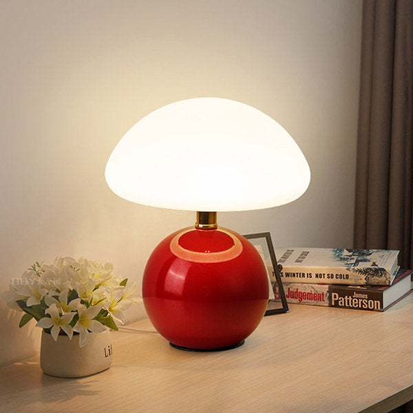 MushroomGlow - Elegante Franse Tafellamp
