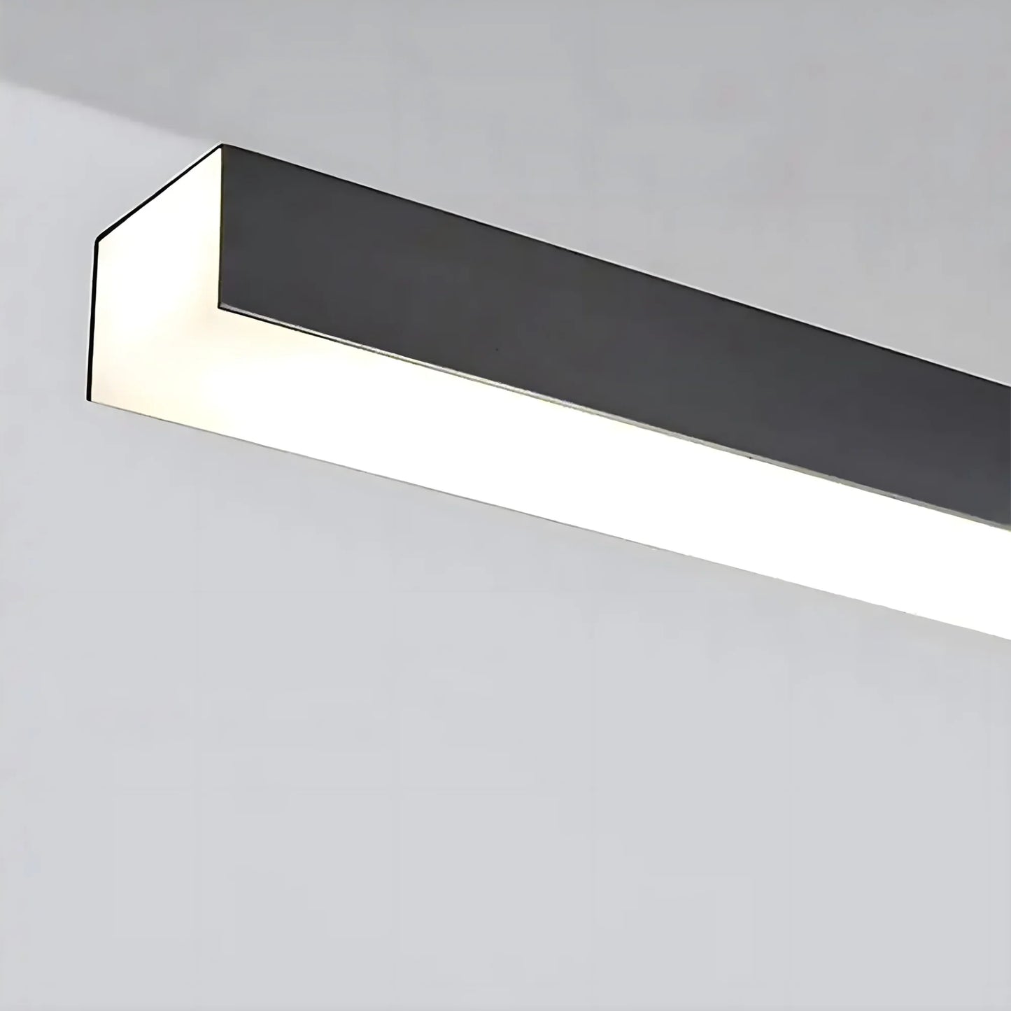 ShadowGlow - Minimalistisk sort LED pendel
