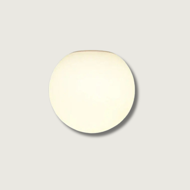 GlaciaGlow - Minimalistisk Glas Stenvæglampe