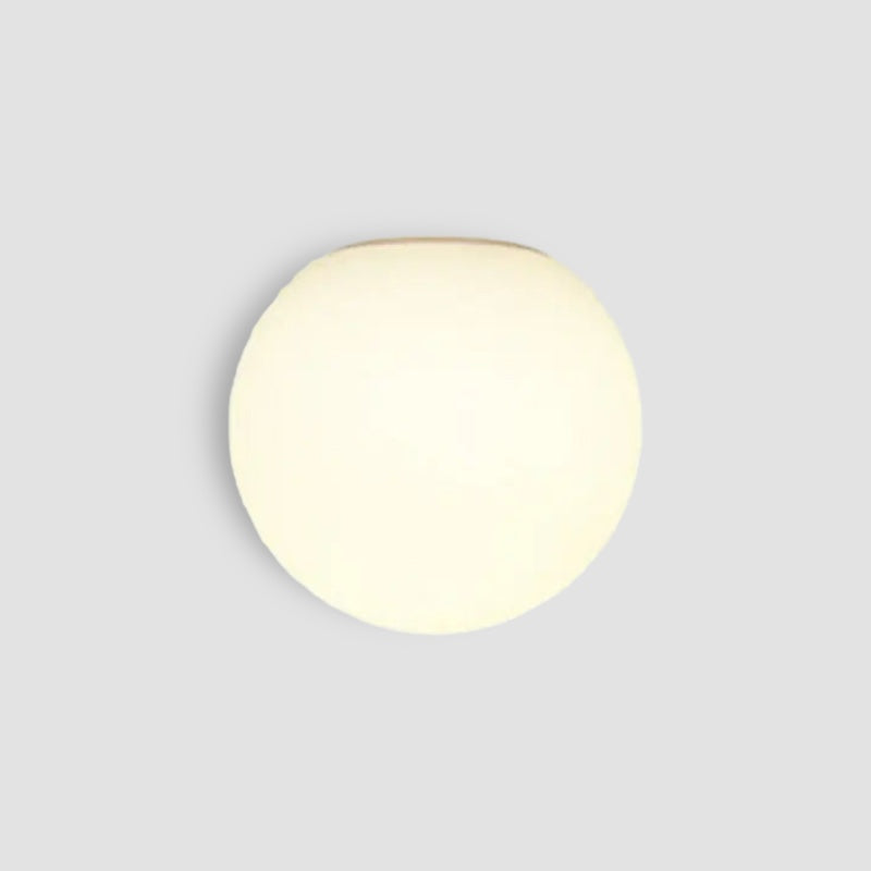 GlaciaGlow - Minimalistisk Glas Stenvæglampe