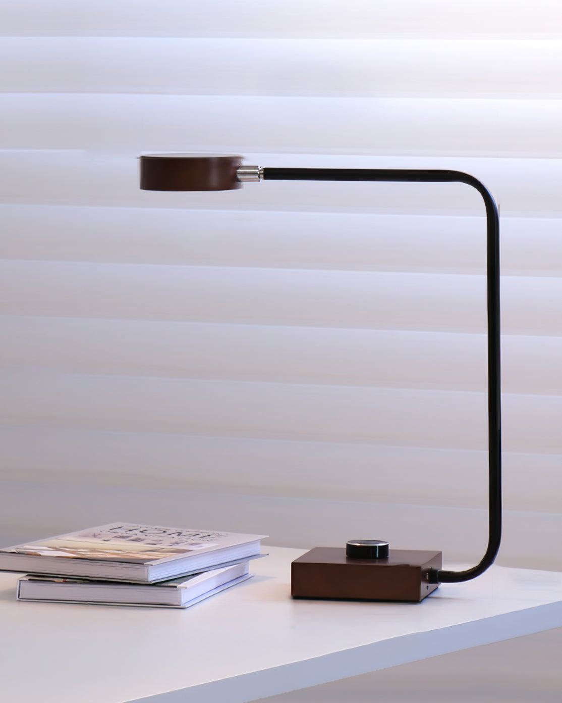 RondoGlow - Lampe de table à forme ronde élégante et éclairage subtil