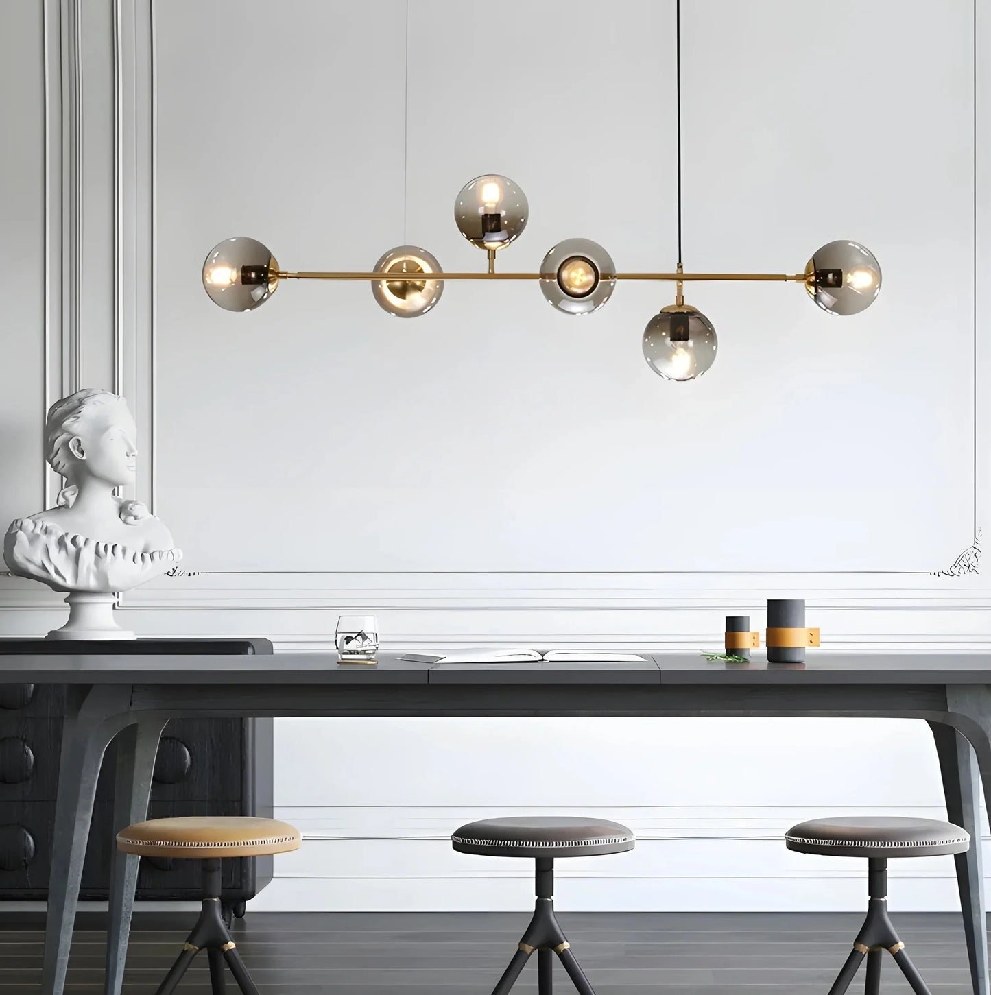 LumiSphere - Creative LED Pendant Light with Glass Spheres