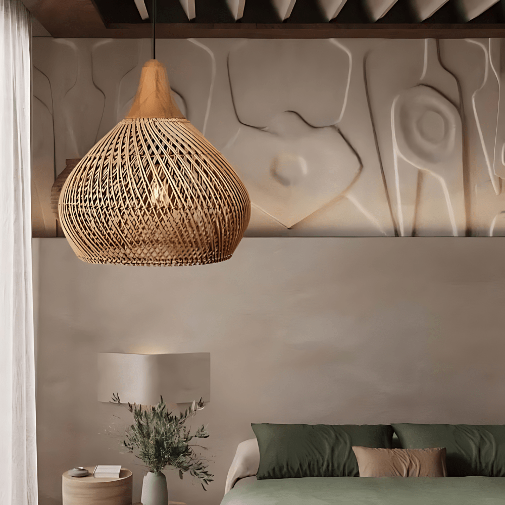 BohoRattan - Handmade Rattan Pendant Light