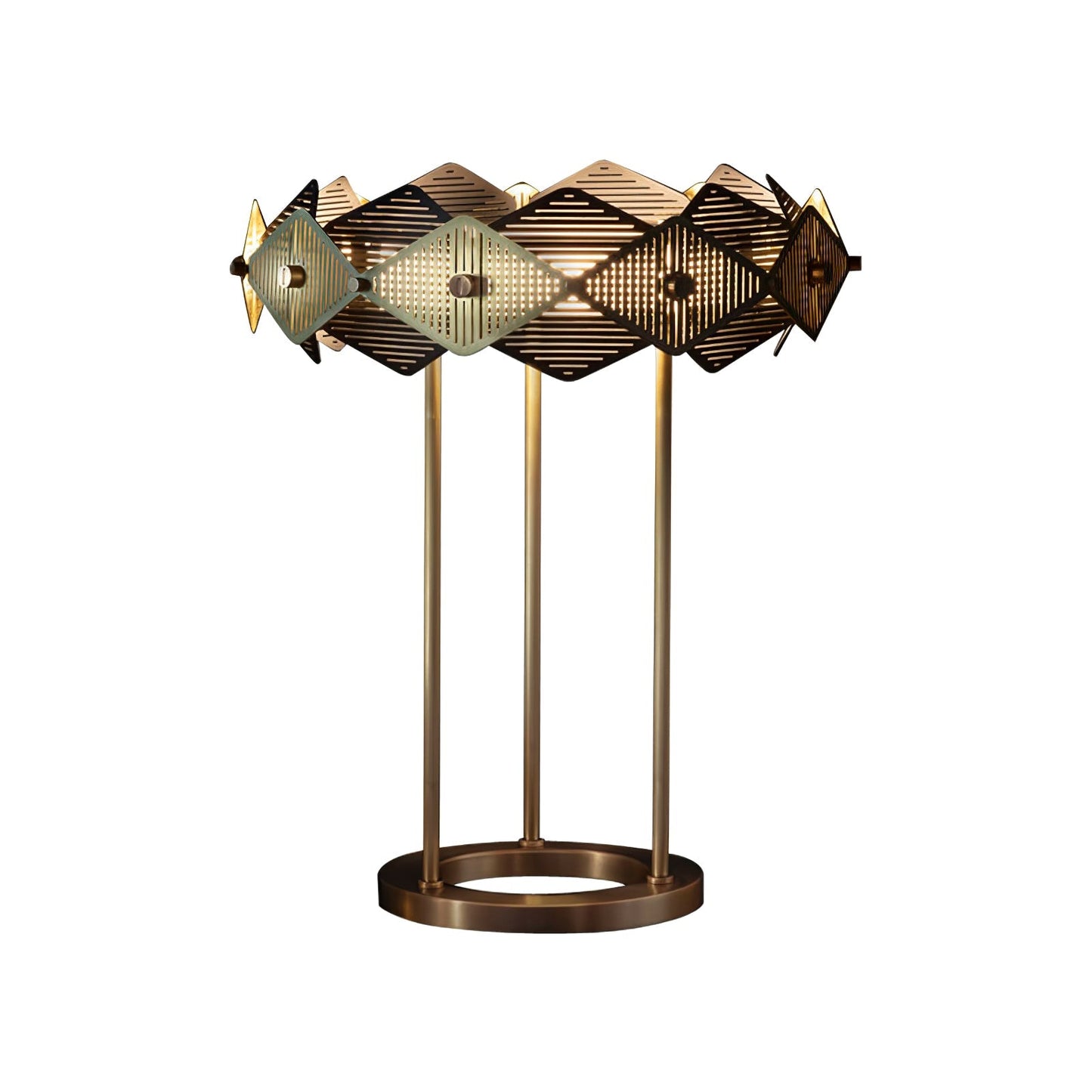 RoteLuxe - Bordlampe med tidløst design og rødlig luksuriøs udseende