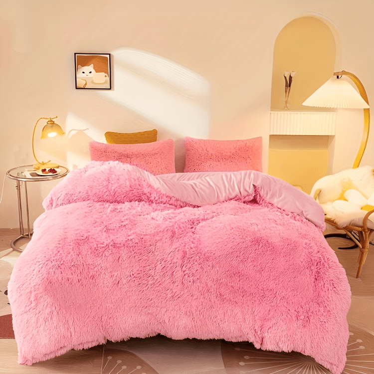 LushNest - Luxe Velvet Duvet Cover Set with Pillowcases