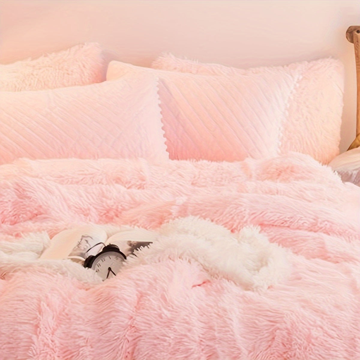 LushNest - Luxe Velvet Duvet Cover Set with Pillowcases