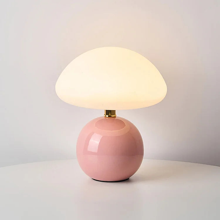 MushroomGlow - Elegante Franse Tafellamp