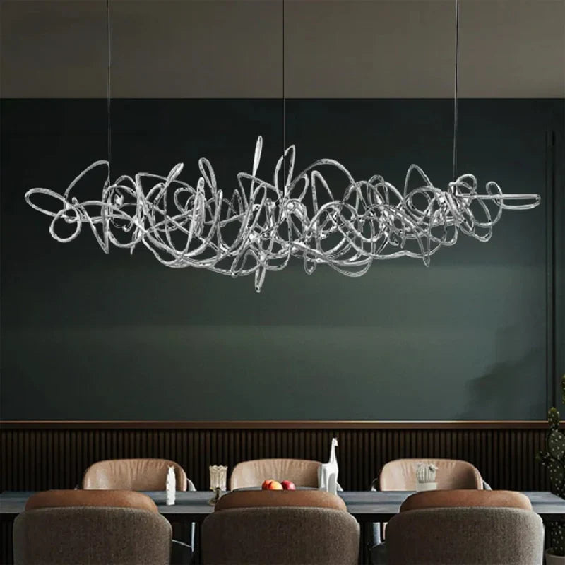 AuroraGlow - Guld Design Lampe