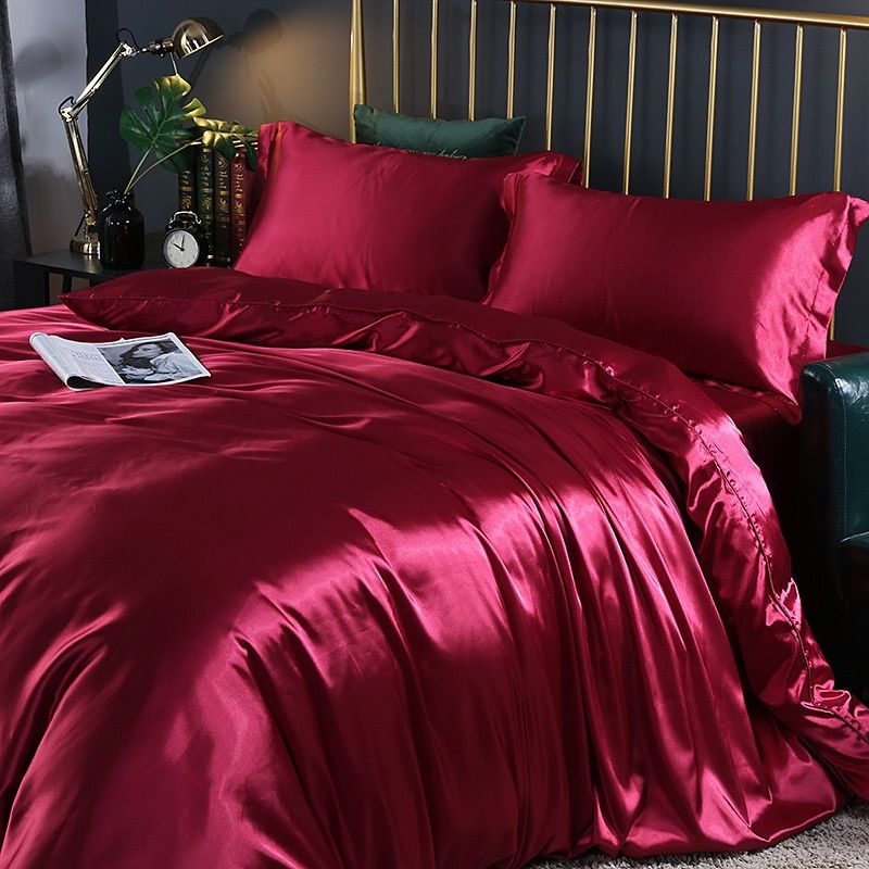 CottonGlow - Luxus Satin Bettwäsche Set