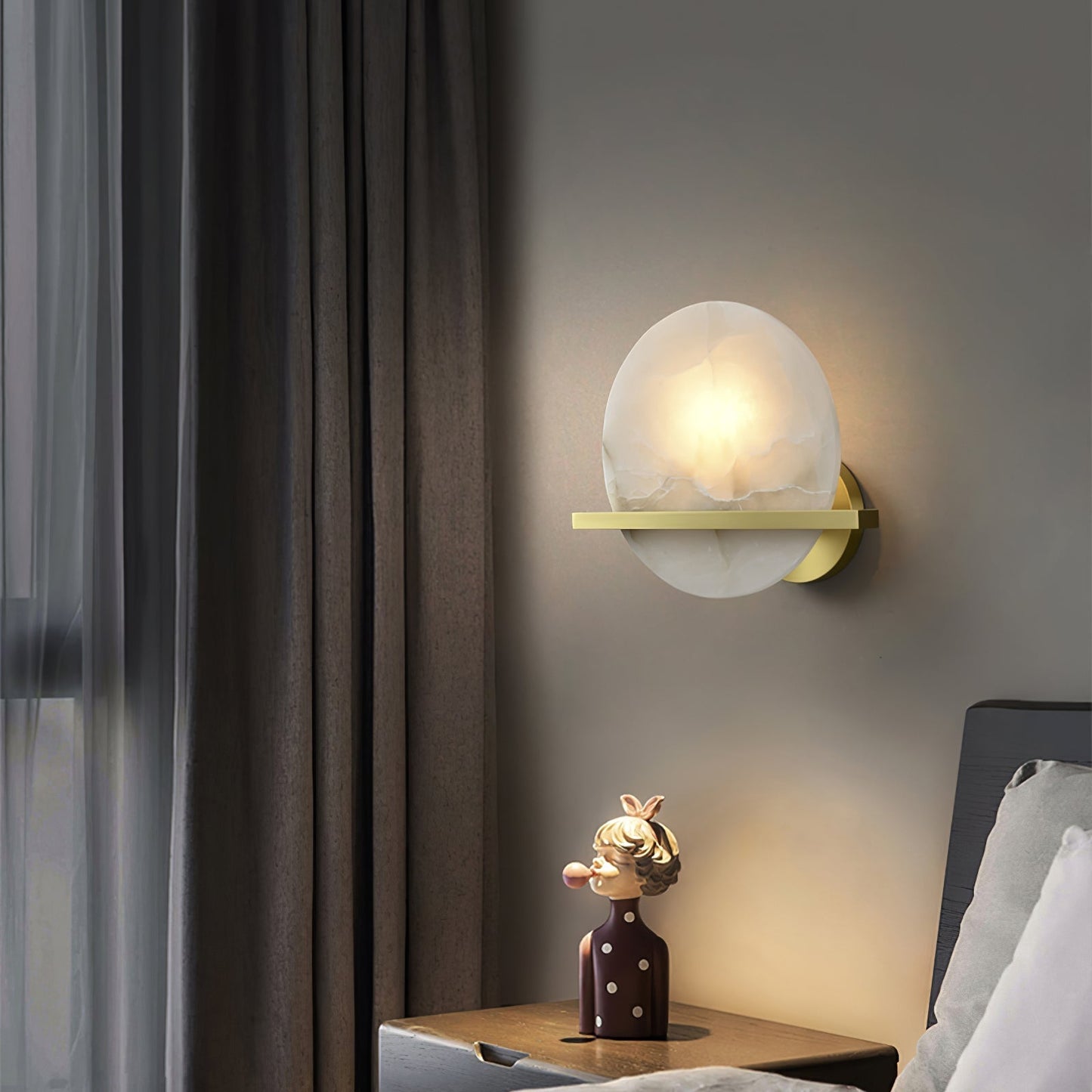 NordicLuxe - Marmor Wandlampe