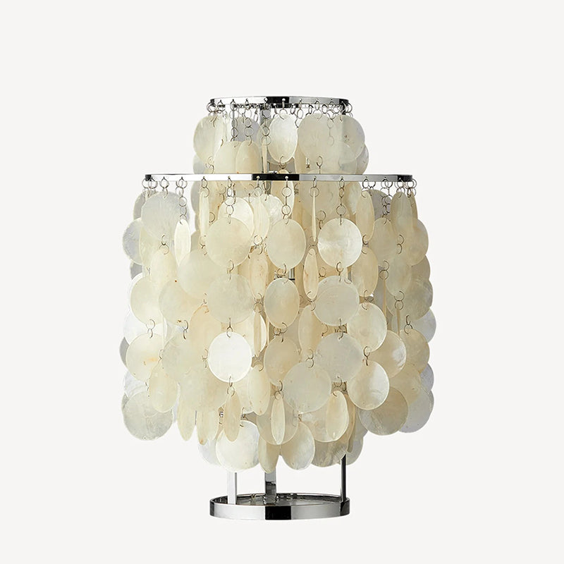 SeashellLuxe - Table Lamp with Elegant Shell Design and Cosy Lighting