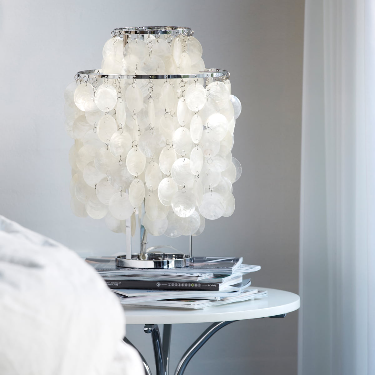 SeashellLuxe - Table Lamp with Elegant Shell Design and Cosy Lighting