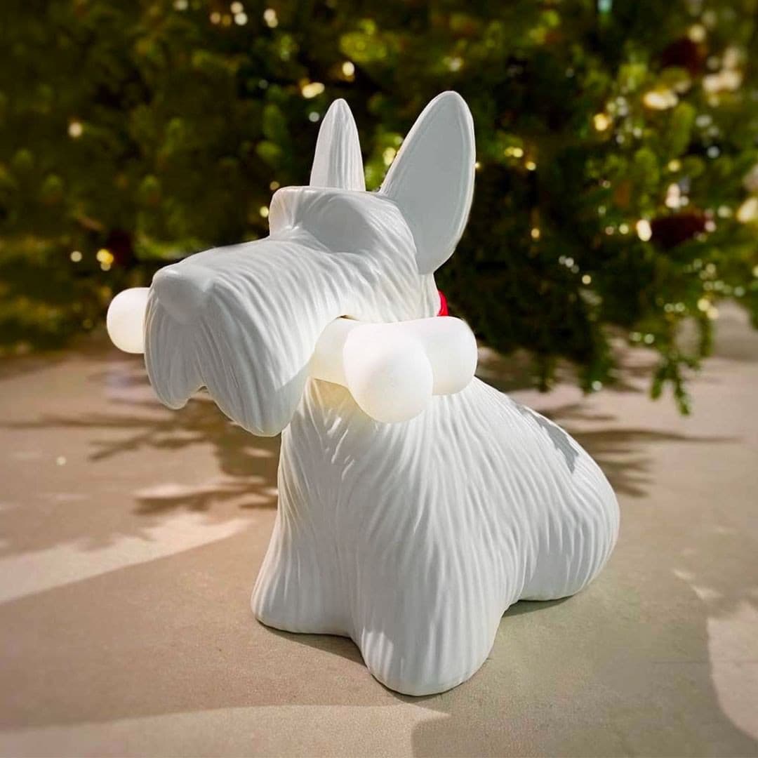 FidoGlow - Bedårende Scottie Hund Bordlampe