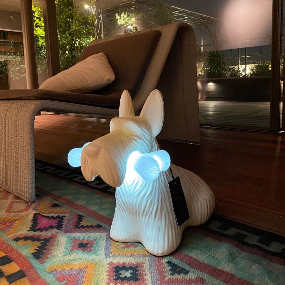 FidoGlow - Bedårende Scottie Hund Bordlampe
