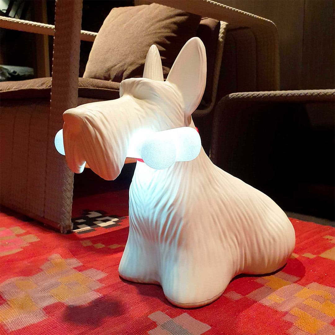 FidoGlow - Bedårende Scottie Hund Bordlampe
