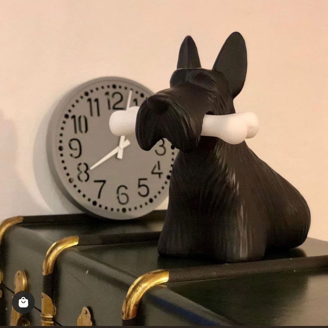 FidoGlow - Bedårende Scottie Hund Bordlampe