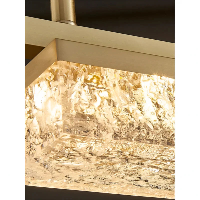 RivaLuxe - Luxe Black Geometric Pendant Light