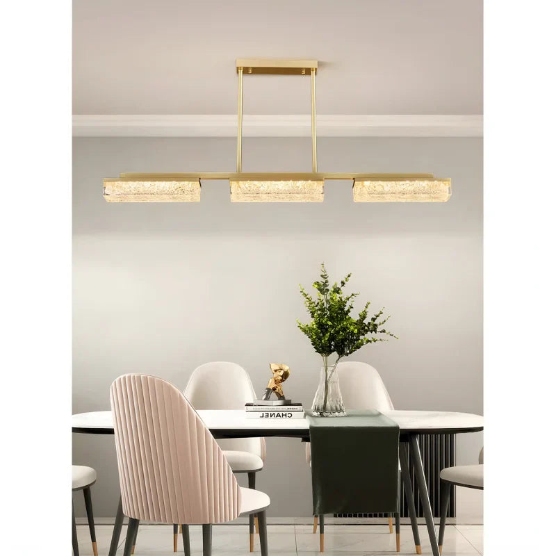 RivaLuxe - Luxe Black Geometric Pendant Light