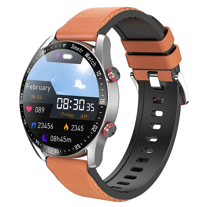 Montre avec glucomètre et moniteur de santé - Élégante et polyvalente