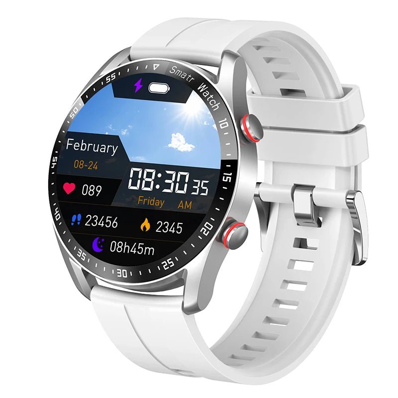 Montre avec glucomètre et moniteur de santé - Élégante et polyvalente