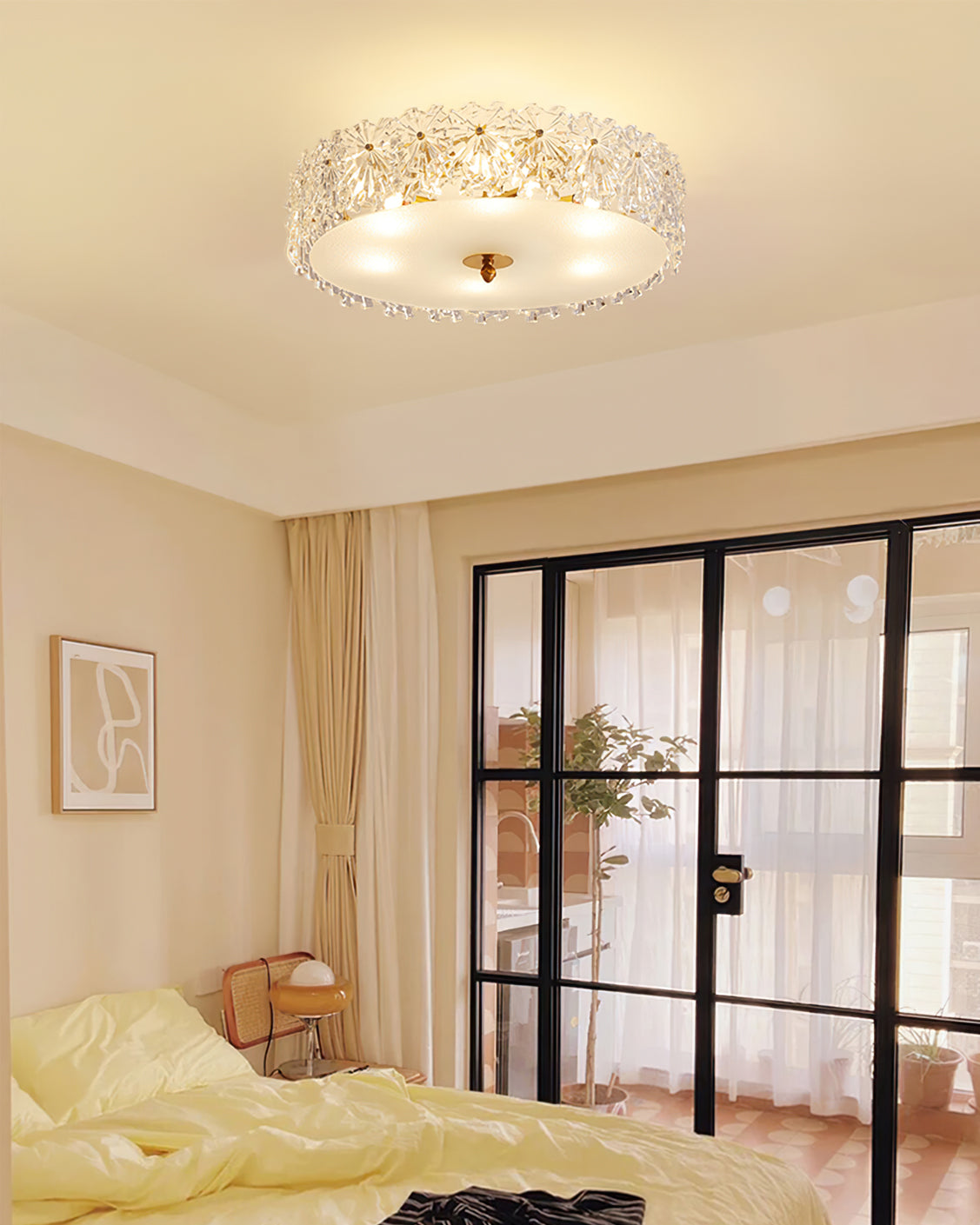 Snefnug Lys - Loftlampe med Elegante Snefnug Designs