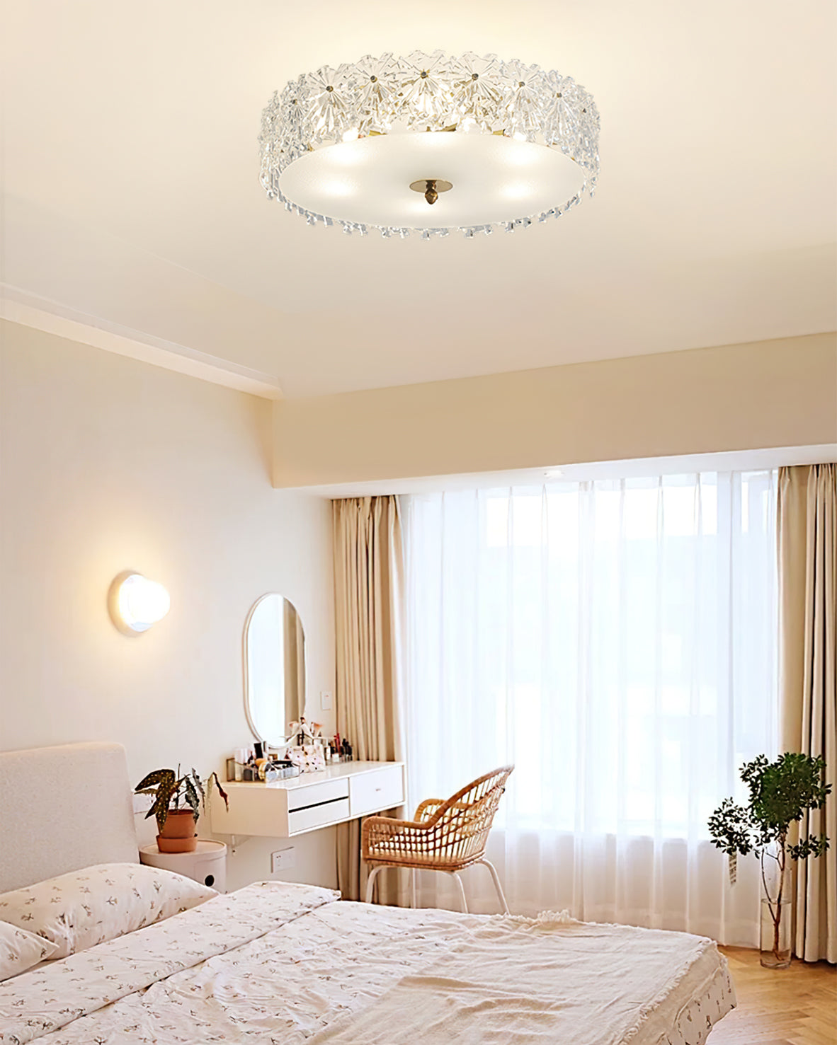 Snefnug Lys - Loftlampe med Elegante Snefnug Designs