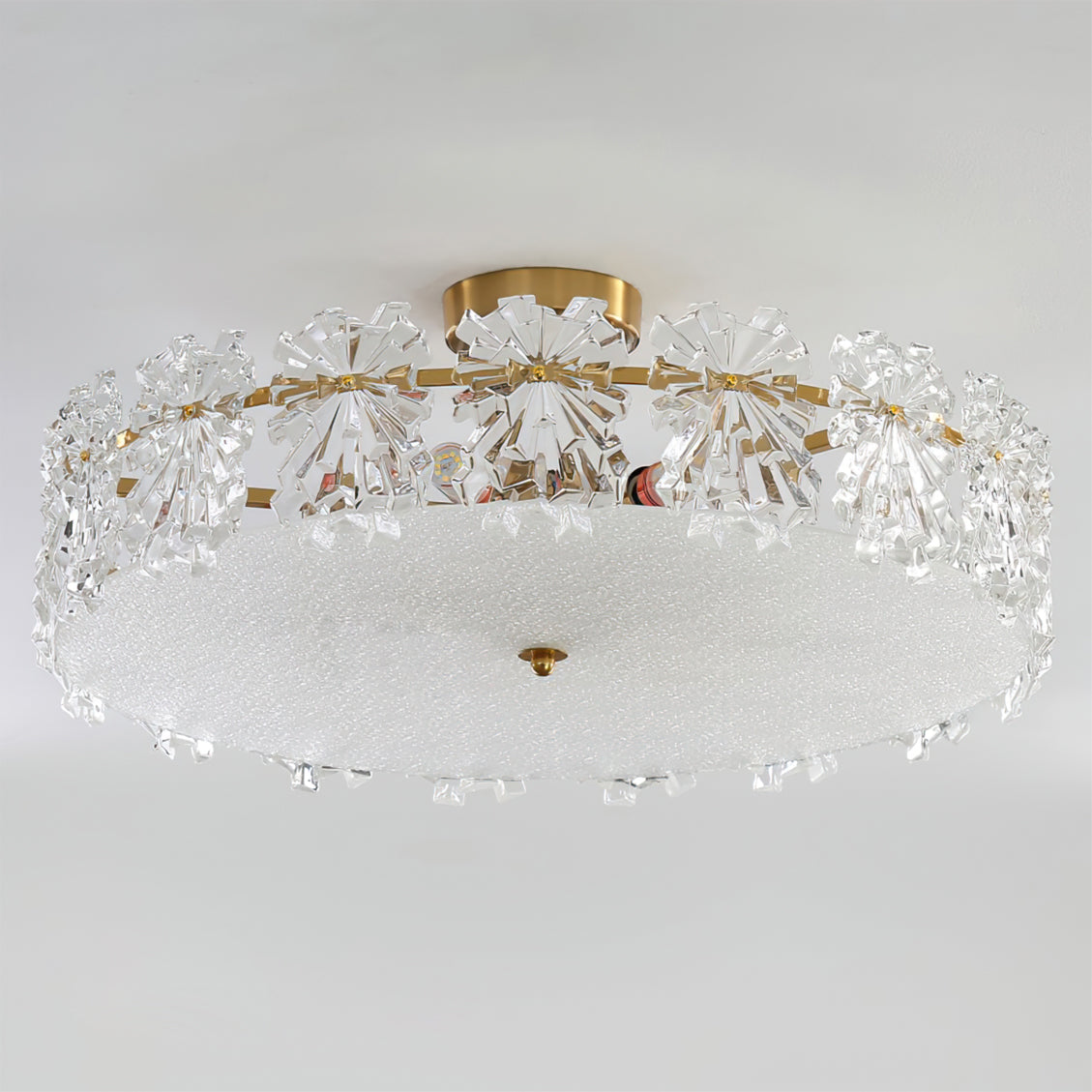 Snefnug Lys - Loftlampe med Elegante Snefnug Designs