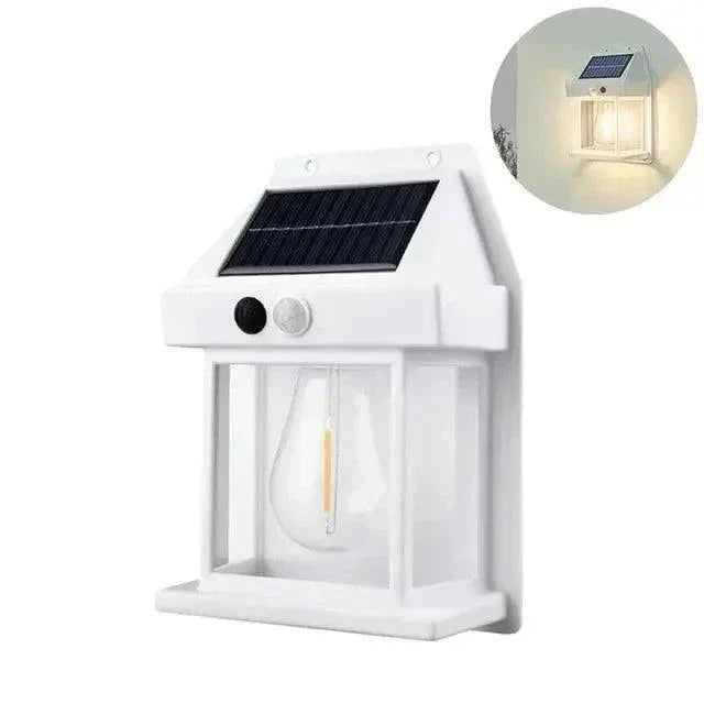 MotionGlow | Retro solcellevegglampe
