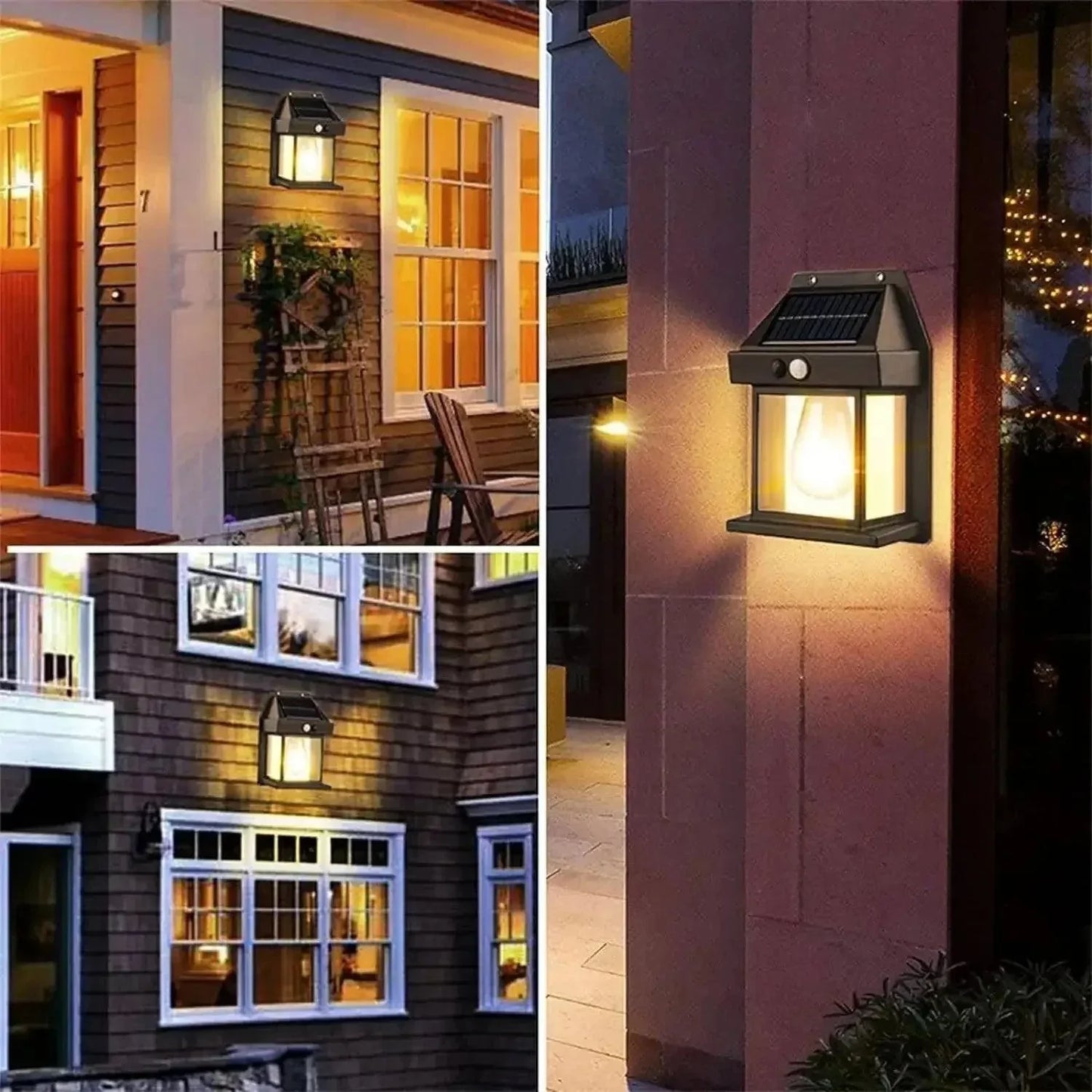 MotionGlow | Retro solcellevegglampe