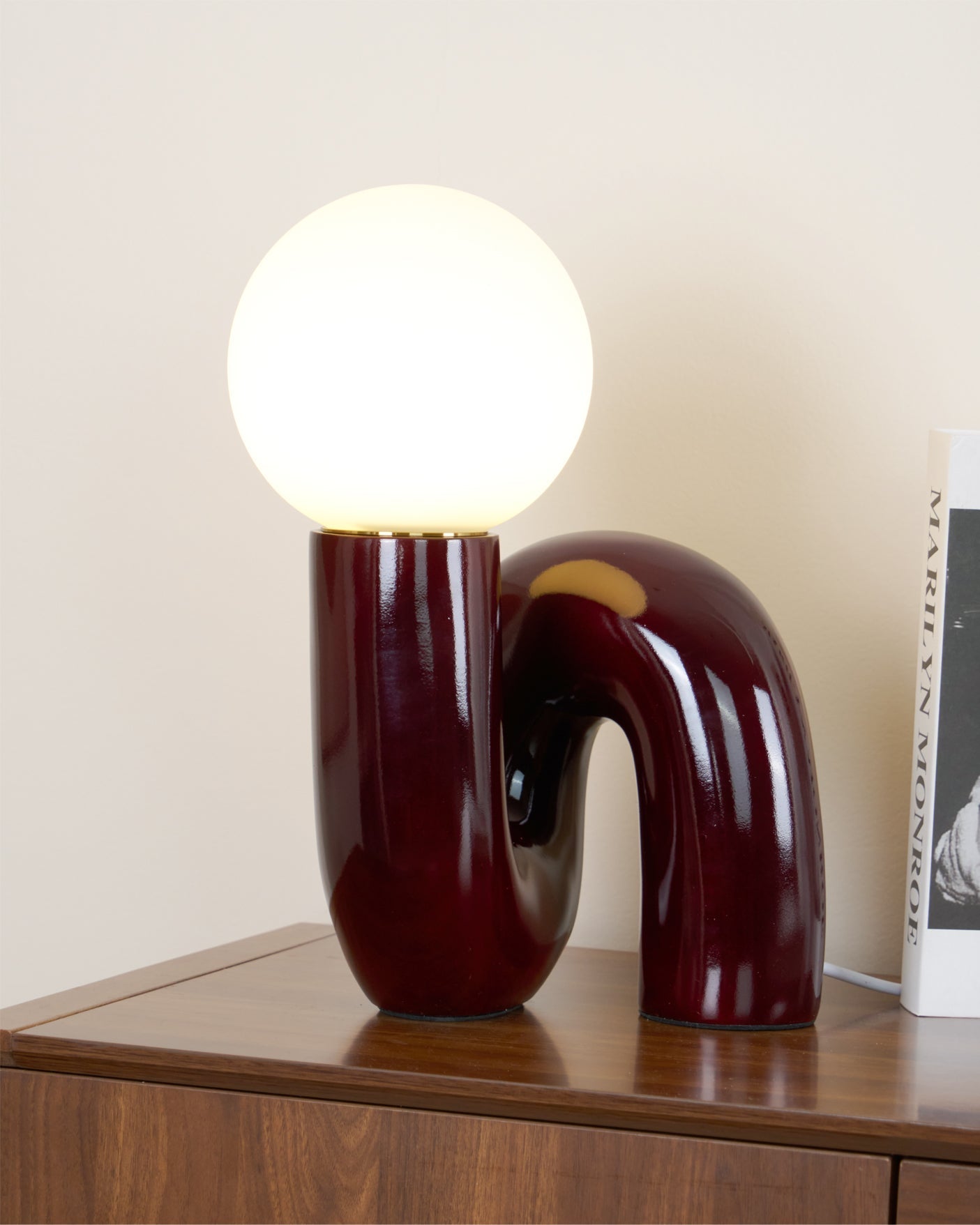 VortexLight - Lampe de table en verre spirale unique