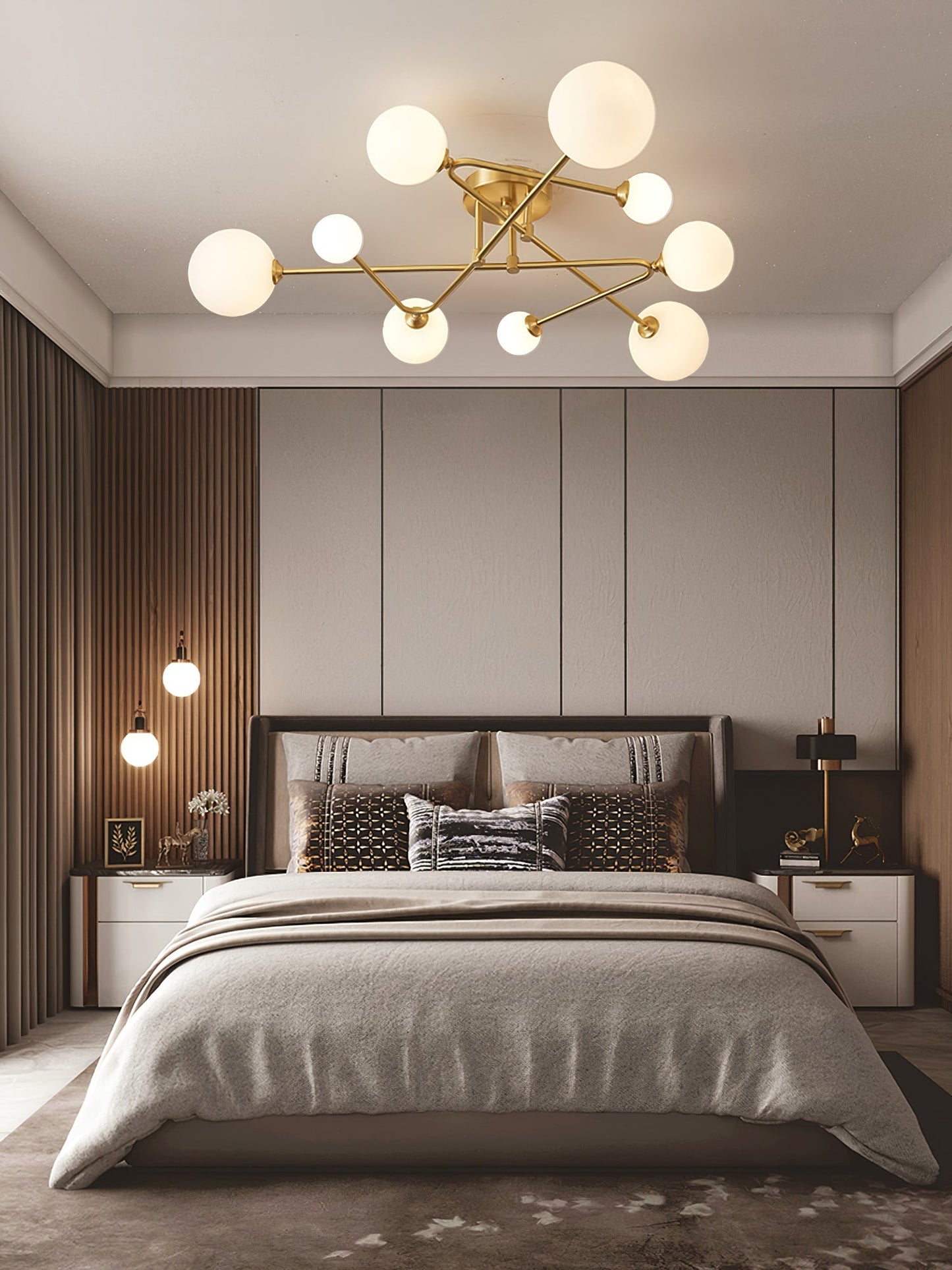 LuxeSputnik - Ceiling Lamp with Cosmic Design and Cozy Lighting