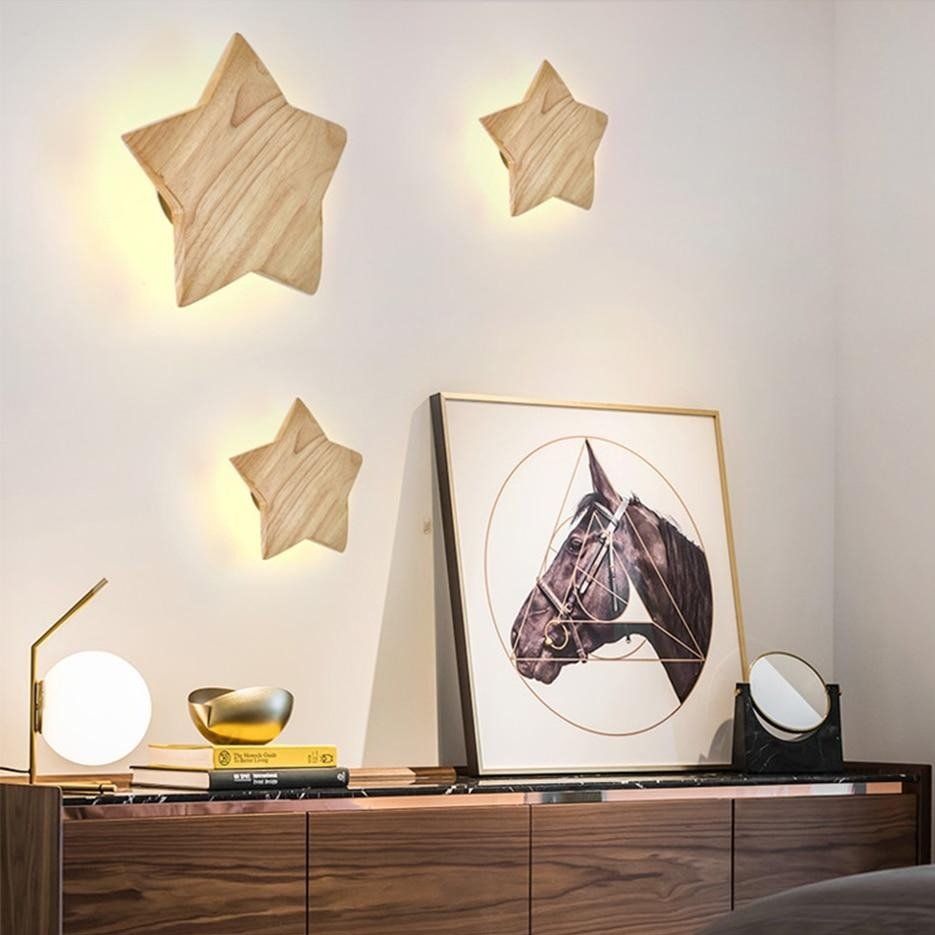 LignaStar - Wall Lamp Made of Solid Wood