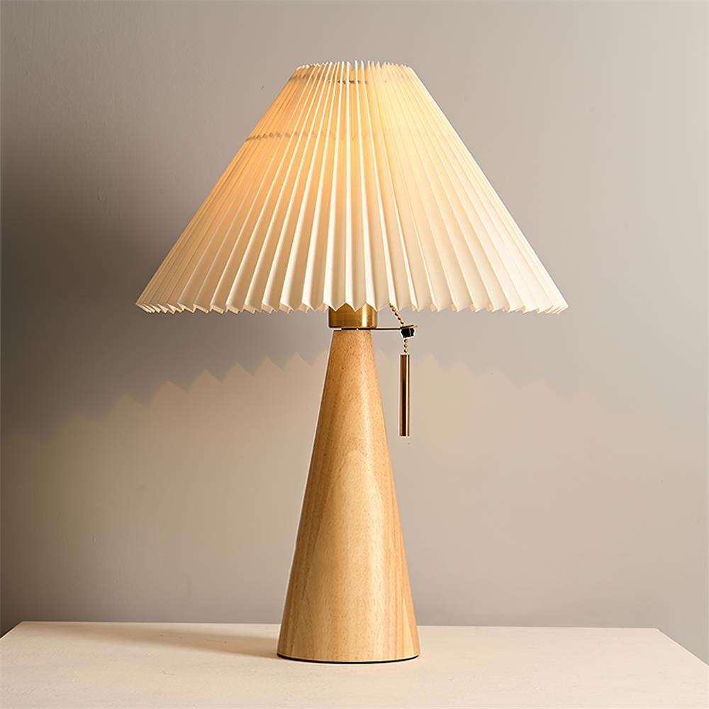 TimberLight - Moderne træ- og metallampe til bord
